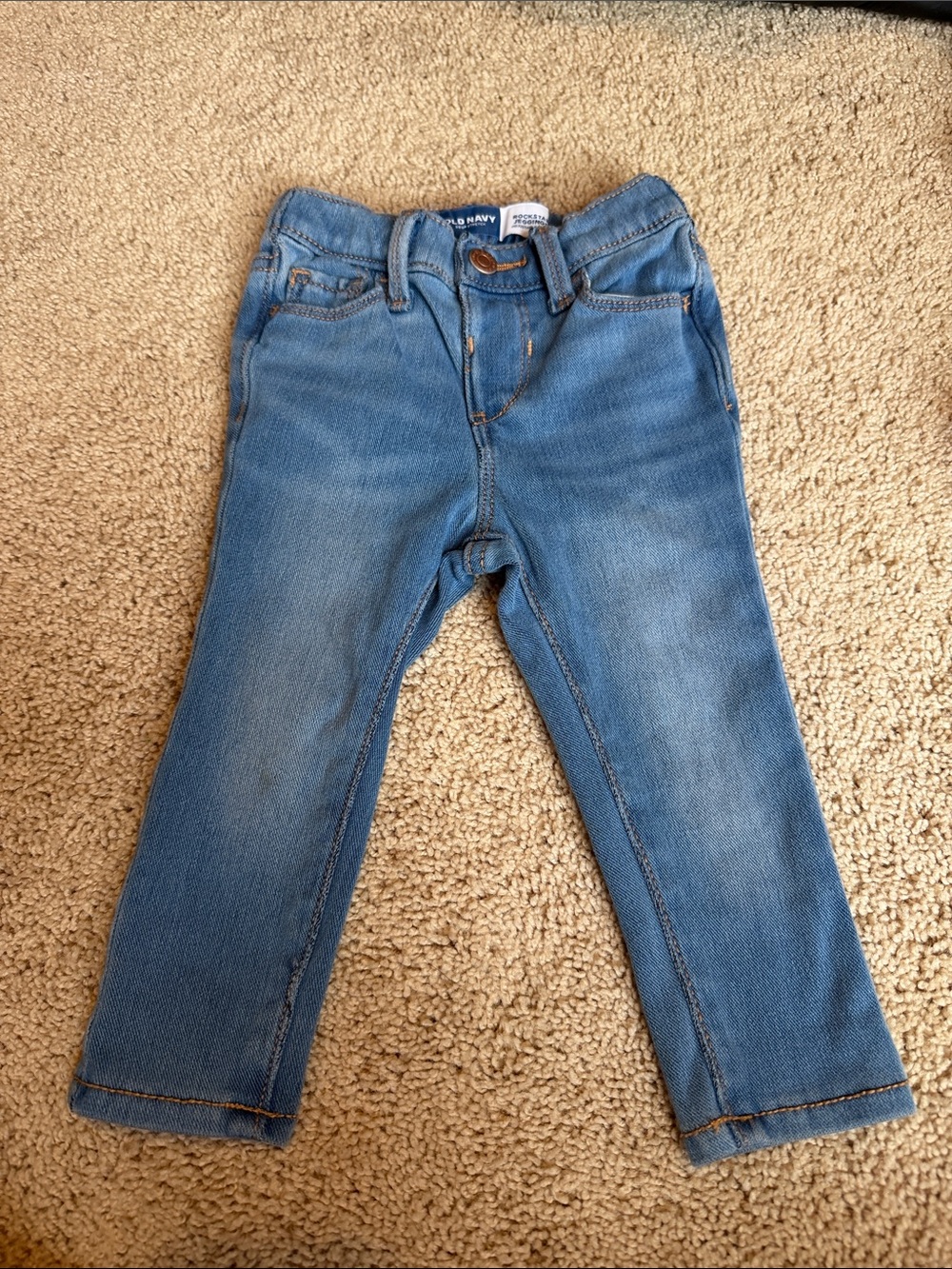 Old Navy Toddler Light Blue Stretch Denim Jeggings